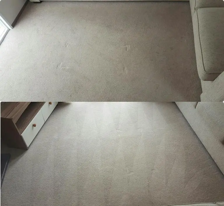 Static Caravan - Lounge Carpet Clean