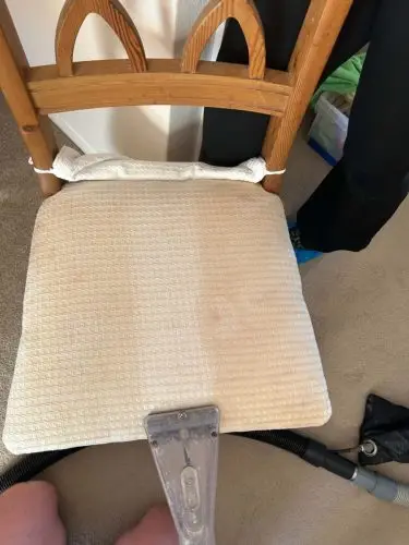 Dining chair cleaning