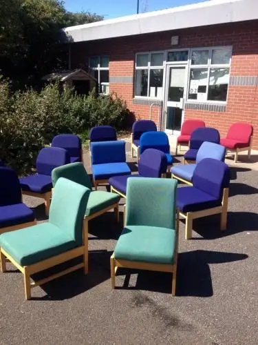 School chair cleaning