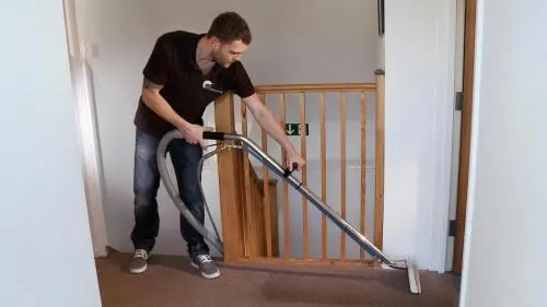 Landing carpet clean