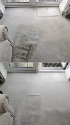 Before and After Adhesive Removal
