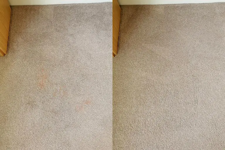 Makeup Stain Removal - Bedroom Carpet